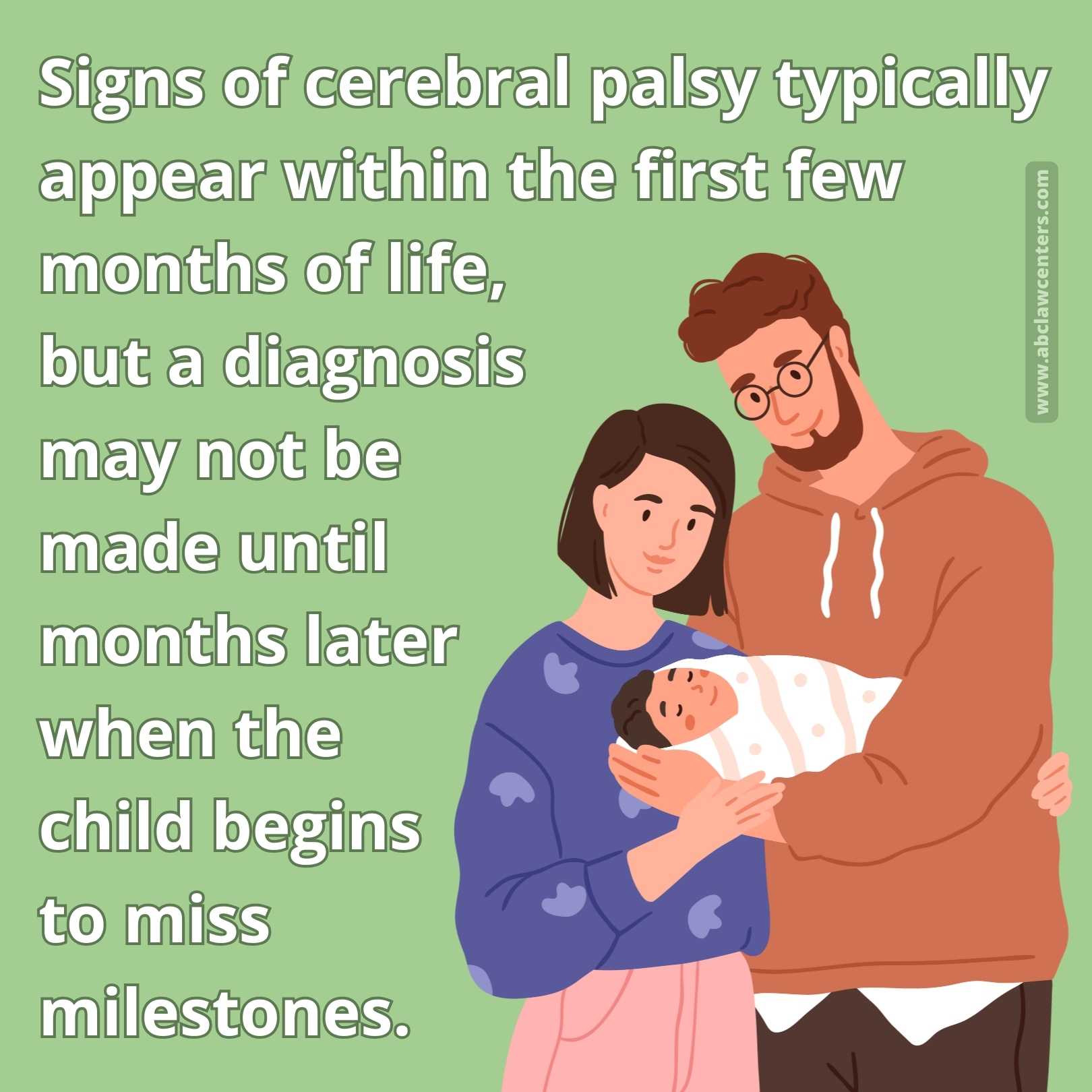missing milestones may be due to cerebral palsy