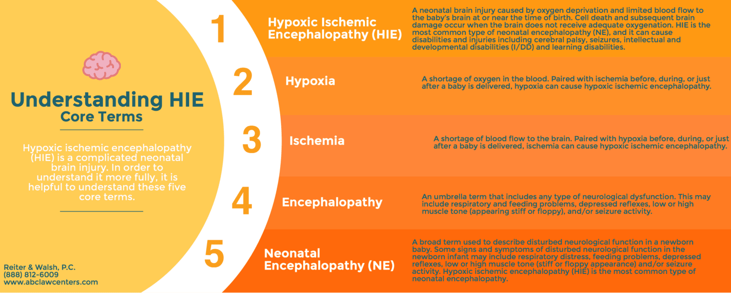 Understanding HIE - Hypoxic Ischemic Encephalopathy Core Terms - Infographic