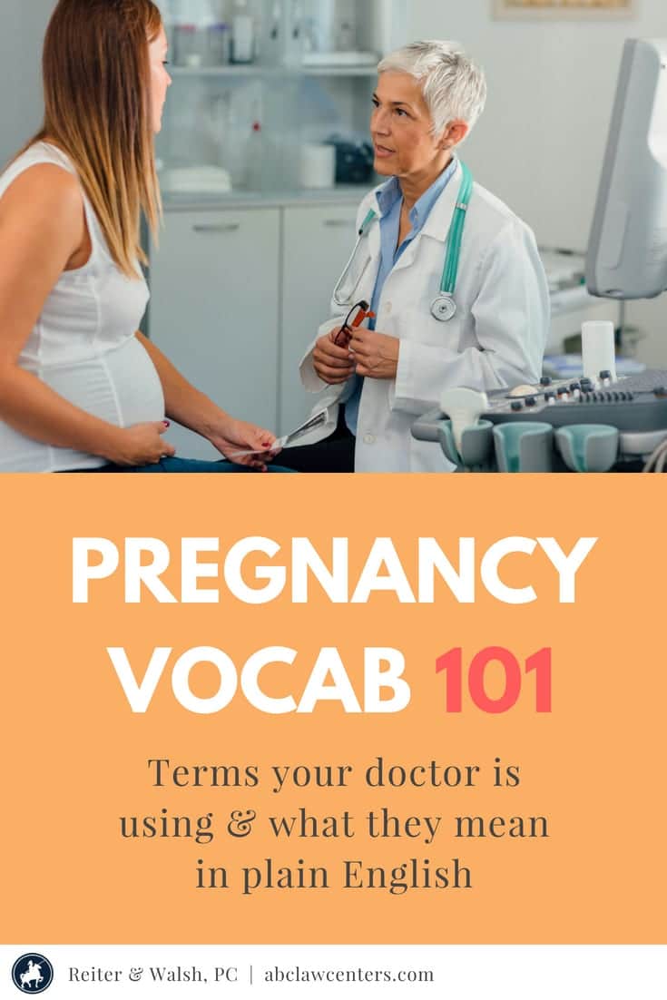 Pregnancy Vocab - Terms Your Doctor Uses and What They Mean