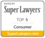 Rated by Super Lawyers Top 5 Consumer